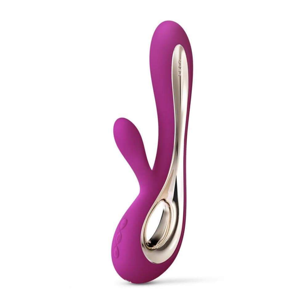 LELO - Soraya 2 Rabbit Vibrator (Deep Rose) Rabbit Dildo (Vibration) Rechargeable