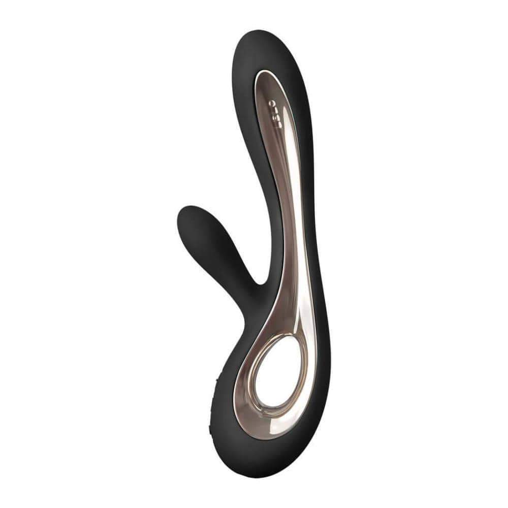 LELO - Soraya 2 Rabbit Vibrator (Black) Rabbit Dildo (Vibration) Rechargeable