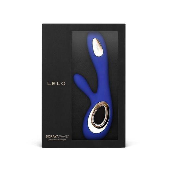 LELO - Soraya Wave Rabbit Vibrator (Blue) Rabbit Dildo (Vibration) Rechargeable 7350075028144 CherryAffairs