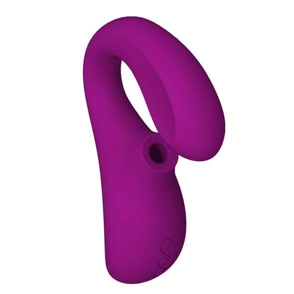 LELO - Enigma Dual Stimulation Sonic Clitoral Air Stimulator Massager (Deep Rose) G Spot Dildo (Vibration) Rechargeable 7350075028175 CherryAffairs