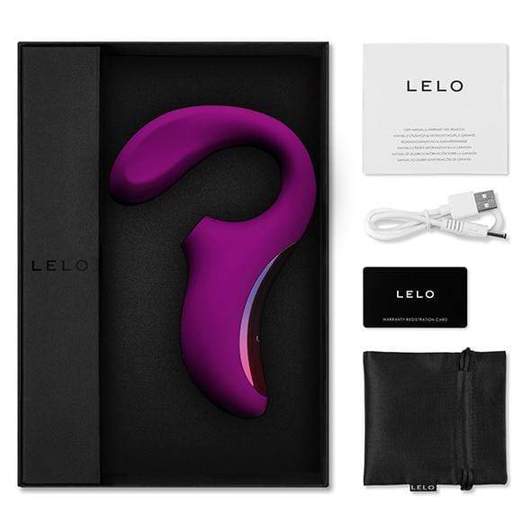 LELO - Enigma Dual Stimulation Sonic Clitoral Air Stimulator Massager (Deep Rose) G Spot Dildo (Vibration) Rechargeable 7350075028175 CherryAffairs