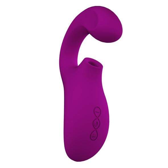 LELO - Enigma Dual Stimulation Sonic Clitoral Air Stimulator Massager (Deep Rose) G Spot Dildo (Vibration) Rechargeable 7350075028175 CherryAffairs