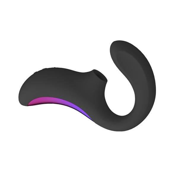 LELO - Enigma Dual Stimulation Sonic Clitoral Air Stimulator Massager (Black) G Spot Dildo (Vibration) Rechargeable 7350075028182 CherryAffairs