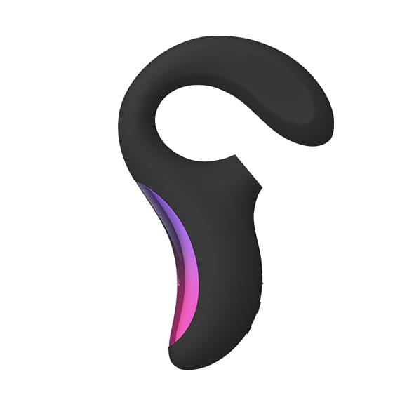 LELO - Enigma Dual Stimulation Sonic Clitoral Air Stimulator Massager (Black) G Spot Dildo (Vibration) Rechargeable 7350075028182 CherryAffairs