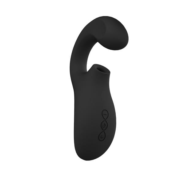 LELO - Enigma Dual Stimulation Sonic Clitoral Air Stimulator Massager (Black) G Spot Dildo (Vibration) Rechargeable 7350075028182 CherryAffairs