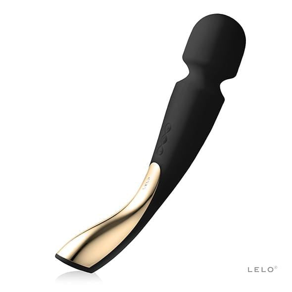 LELO - Smart Wand Massager 2 Medium (Black) Wand Massagers (Vibration) Rechargeable 7350075028373 CherryAffairs