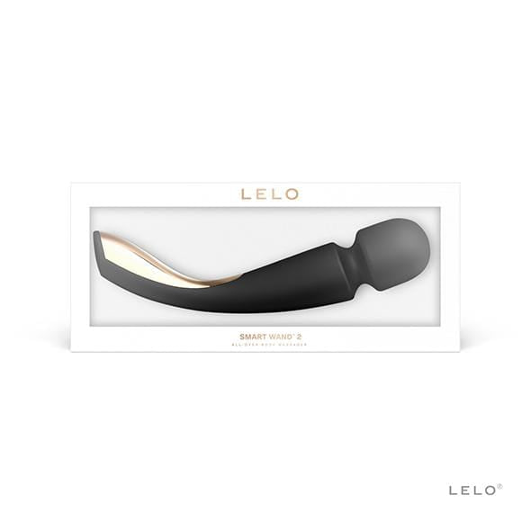 LELO - Smart Wand Massager 2 Medium (Black) Wand Massagers (Vibration) Rechargeable 7350075028373 CherryAffairs
