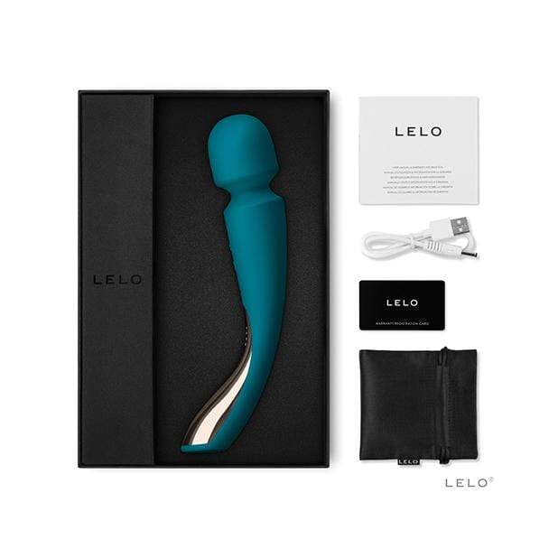 LELO - Smart Wand Massager 2 Medium (Ocean Blue) Wand Massagers (Vibration) Rechargeable 7350075028380 CherryAffairs