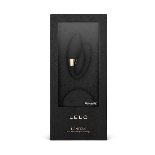 LELO - Tiani Duo Couple's Massager Vibrator (Black) Remote Control Couple's Massager (Vibration) Rechargeable 7350075028403 CherryAffairs