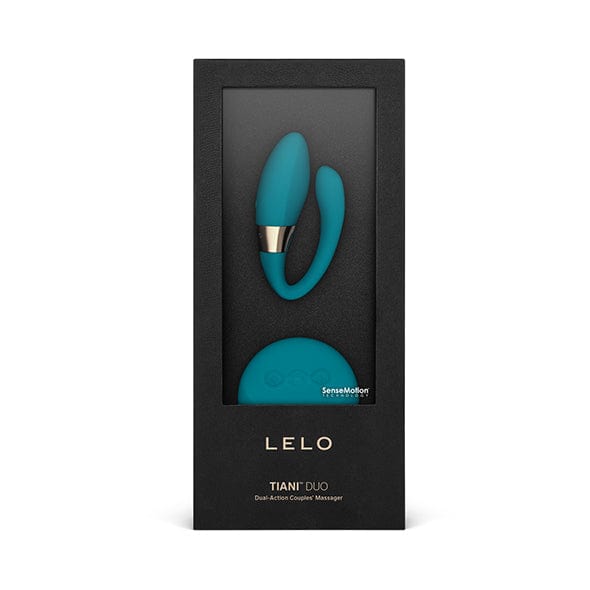 LELO - Tiani Duo Couple's Massager Vibrator (Ocean Blue) Remote Control Couple's Massager (Vibration) Rechargeable 7350075028410 CherryAffairs