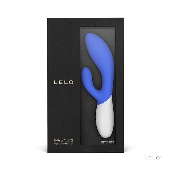 LELO - Ina Wave 2 Rabbit Vibrator (California Sky) Rabbit Dildo (Vibration) Rechargeable 506100075 CherryAffairs