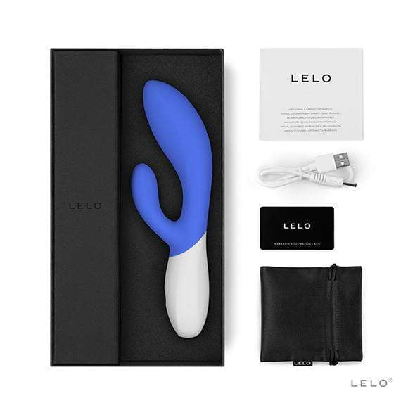 LELO - Ina Wave 2 Rabbit Vibrator (California Sky) Rabbit Dildo (Vibration) Rechargeable 506100075 CherryAffairs