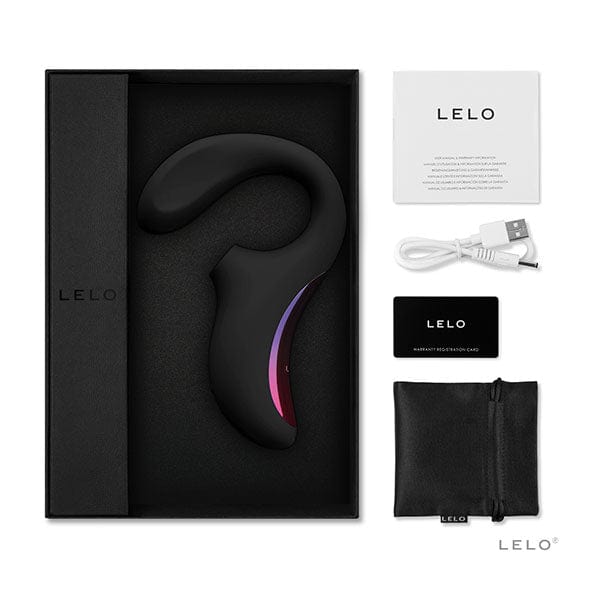 LELO - Enigma Cruise Dual Stimualtion Sonic Clitoral Air Stimulator Massager (Black) G Spot Dildo (Vibration) Rechargeable 604596879 CherryAffairs