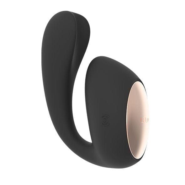LELO - Ida Wave App-Controlled Dual Stimulation Massager Vibrator (Black) Couple's Massager (Vibration) Rechargeable 7350075028663 CherryAffairs