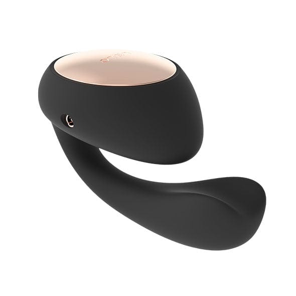LELO - Ida Wave App-Controlled Dual Stimulation Massager Vibrator (Black) Couple's Massager (Vibration) Rechargeable 7350075028663 CherryAffairs