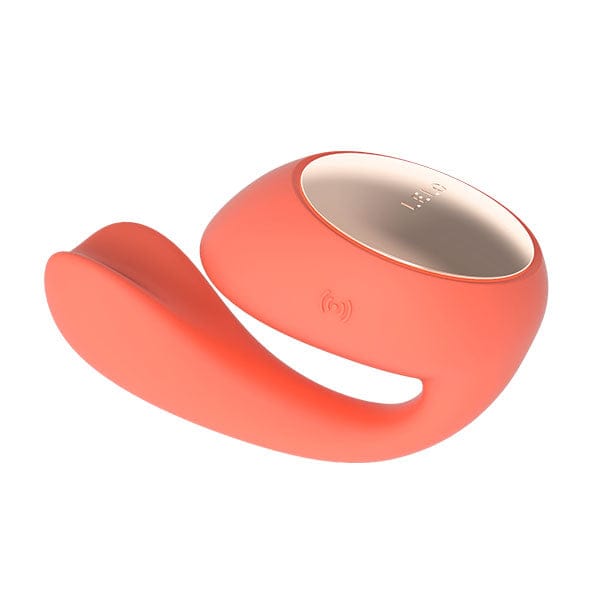 LELO - Ida Wave App-Controlled Dual Stimulation Massager Vibrator (Coral Red) Couple's Massager (Vibration) Rechargeable 7350075028670 CherryAffairs