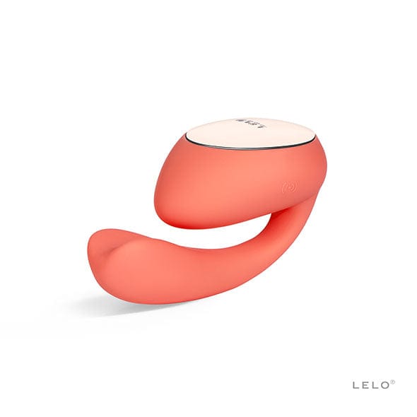 LELO - Ida Wave App-Controlled Dual Stimulation Massager Vibrator (Coral Red) Couple's Massager (Vibration) Rechargeable 7350075028670 CherryAffairs