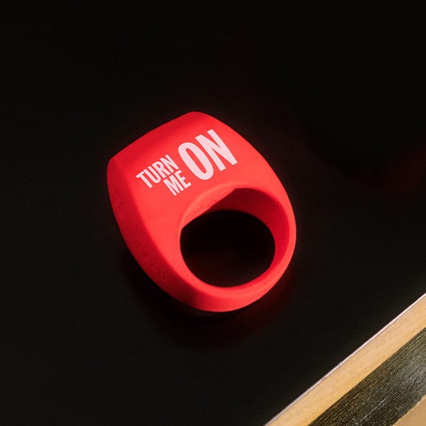 LELO - Diesel Tor 2 Silicone Vibrating Cock Ring (Red) Silicone Cock Ring (Vibration) Rechargeable 7350075028694 CherryAffairs