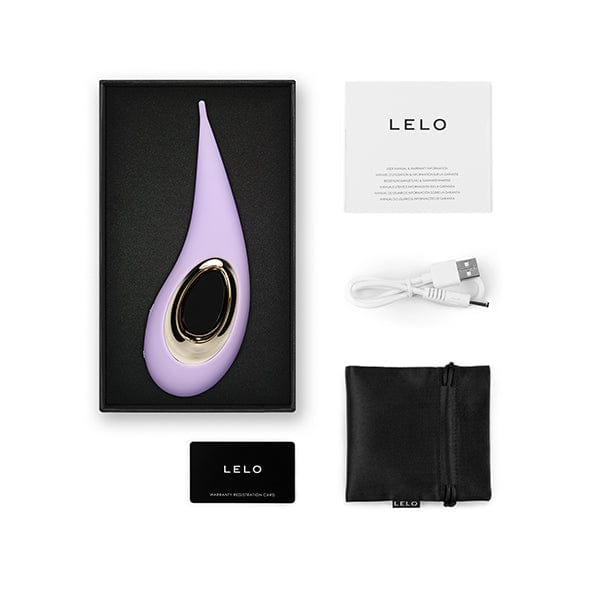 LELO - Dot External Clitoral Vibrator Pinpoint (Lilac) Clit Massager (Vibration) Rechargeable 7350075028908 CherryAffairs