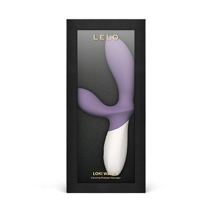 LELO - Loki Wave 2 Prostate Massager (Violet Dust) - Black - Prostate Massager (Vibration) Rechargeable