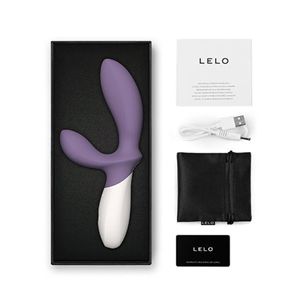 LELO - Loki Wave 2 Prostate Massager (Violet Dust) - Black - Prostate Massager (Vibration) Rechargeable