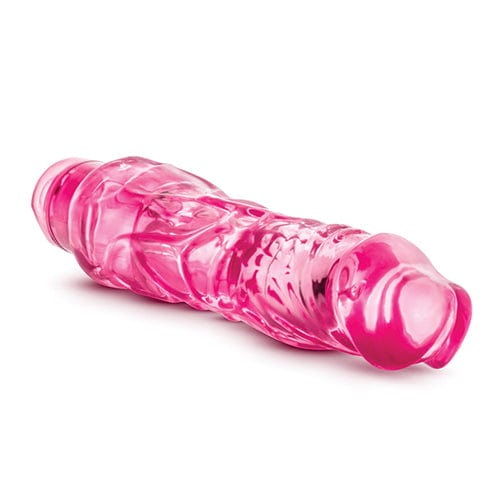 Blush Novelties - Naturally Yours Wild Ride Realistic Vibrating Dildo 9" (Pink) Realistic Dildo w/o suction cup (Vibration) Non Rechargeable 622626522 CherryAffairs