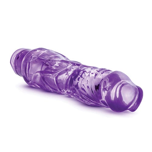 Blush Novelties - Naturally Yours Wild Ride Realistic Vibrating Dildo 9" (Purple) Realistic Dildo w/o suction cup (Vibration) Non Rechargeable 622624066 CherryAffairs