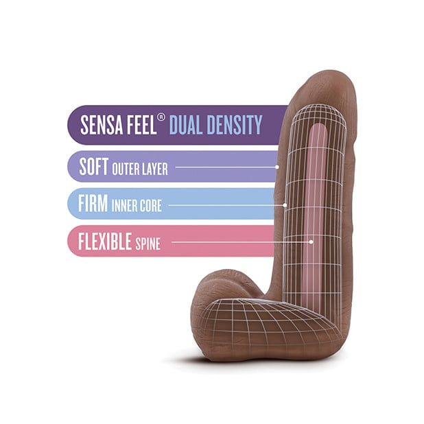 Blush Novelties - Au Naturel Carlito Realistic Dildo with Balls 5.5" (Beige) Realistic Dildo w/o suction cup (Non Vibration) 622618066 CherryAffairs