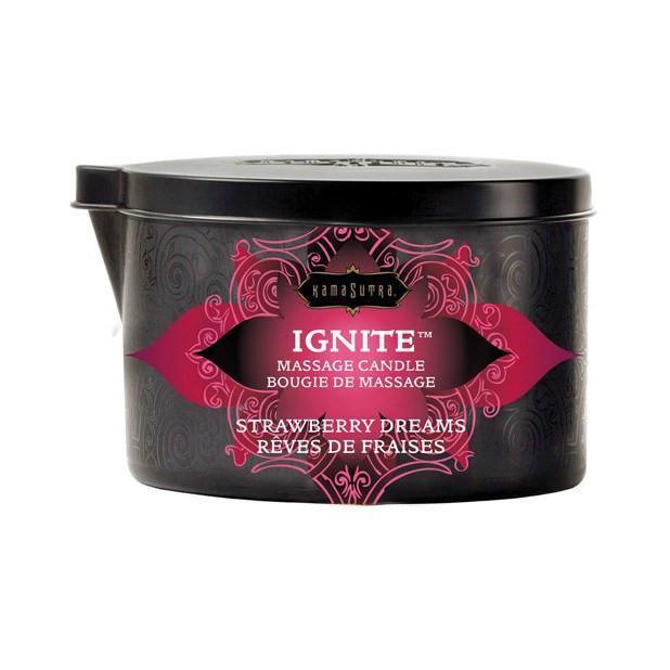 Kama Sutra - Massage Candle Strawberry Dreams (Black) Massage Candle Durio Asia