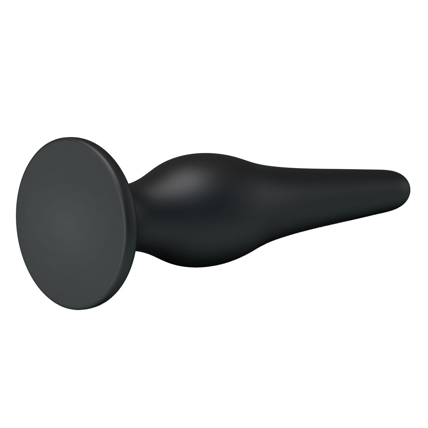 Pretty Love - Silicone Butt Plug Set (Black) - Black - Anal Kit (Non Vibration)