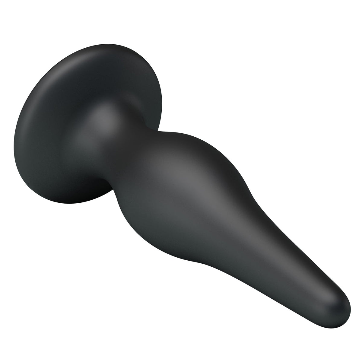 Pretty Love - Silicone Butt Plug Set (Black) - Black - Anal Kit (Non Vibration)