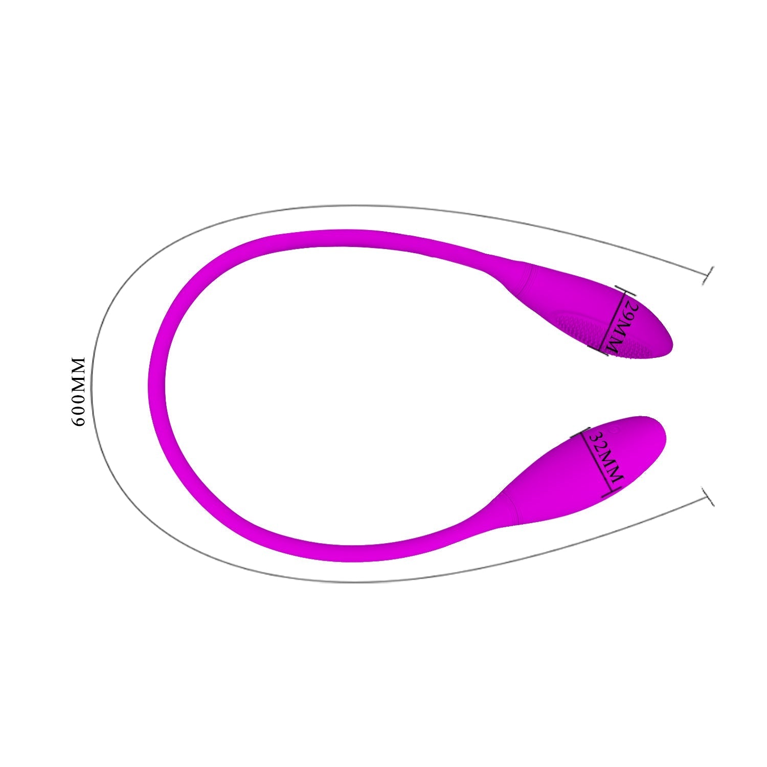 Pretty Love - Snaky Vibe Flexible Vibrator (Pink) - Pink - Clit Massager (Vibration) Rechargeable