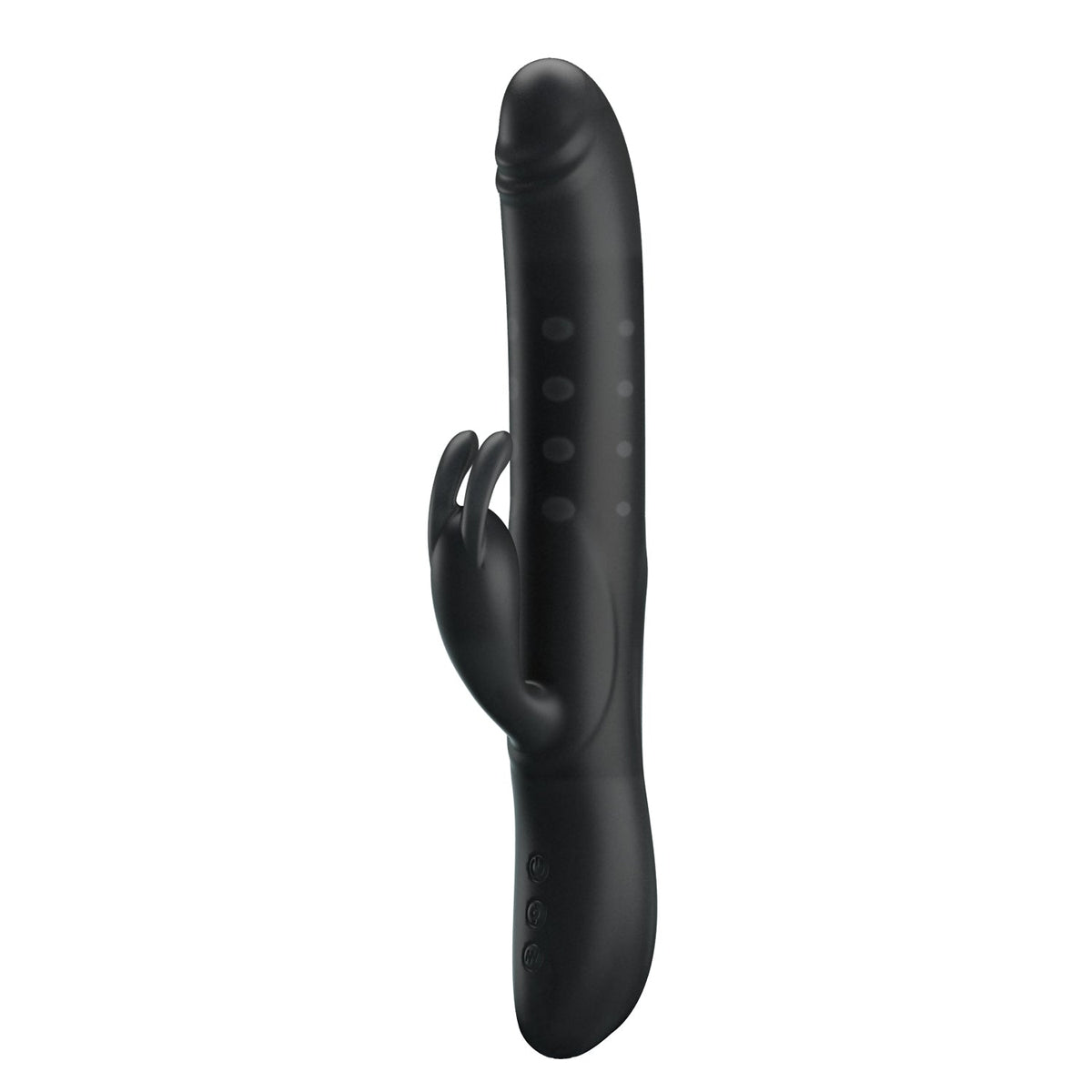 Pretty Love - Colin Vibrating Rotating Rabbit Vibrator (Black) - Black - Rabbit Dildo (Vibration) Rechargeable
