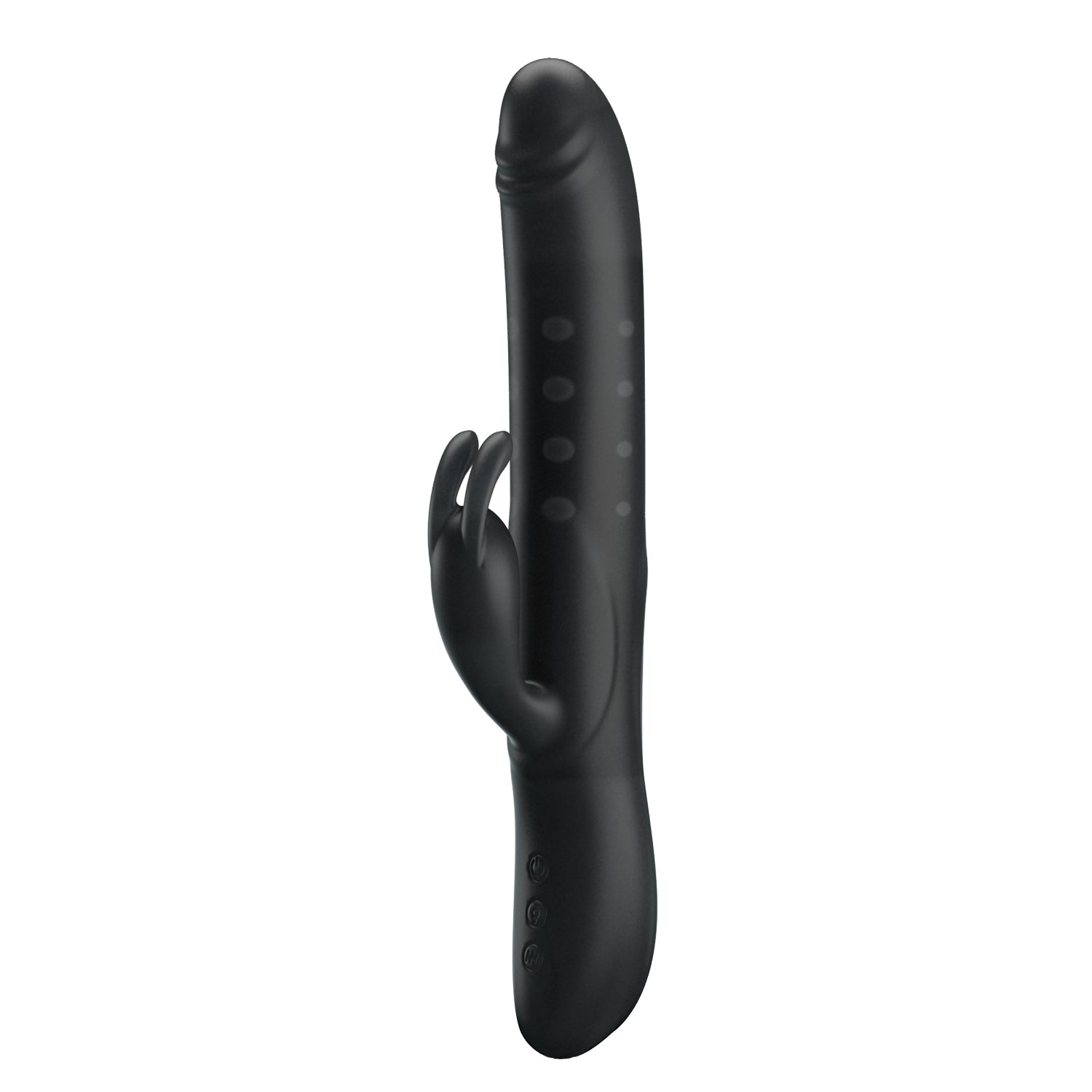 Pretty Love - Colin Vibrating Rotating Rabbit Vibrator (Black) - Black - Rabbit Dildo (Vibration) Rechargeable