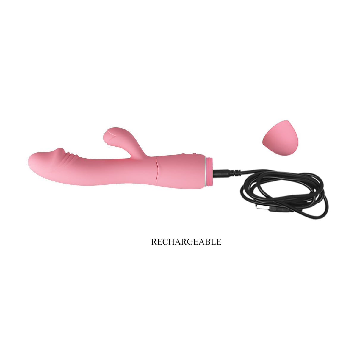Pretty Love - Snappy Rabbit Vibrator (Pink) - Pink - Rabbit Dildo (Vibration) Rechargeable