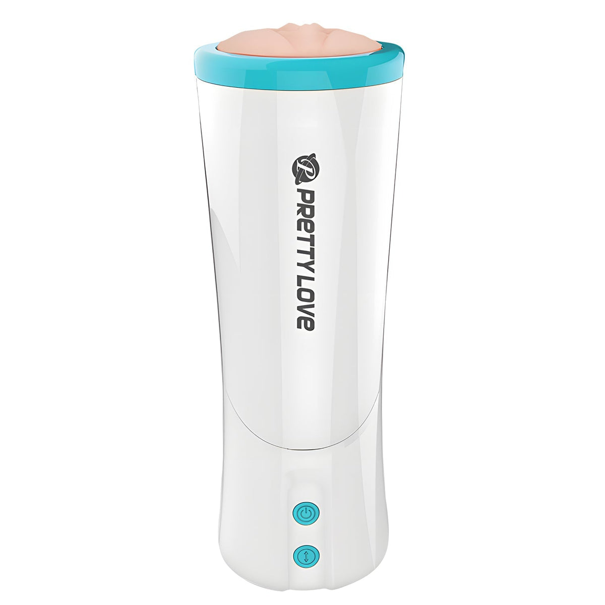 Pretty Love - Aby Automatic Thrusting Masturbator (White) - White - Masturbator Vagina (Vibration) Non Rechargeable