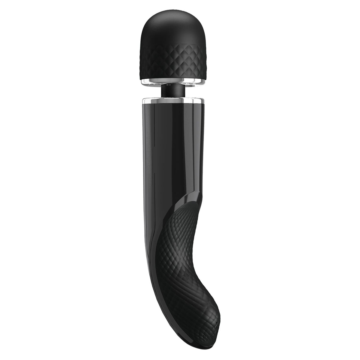 Pretty Love - Super Power Fascinating Wand Massager (Black) - Black - Wand Massagers (Vibration) Rechargeable