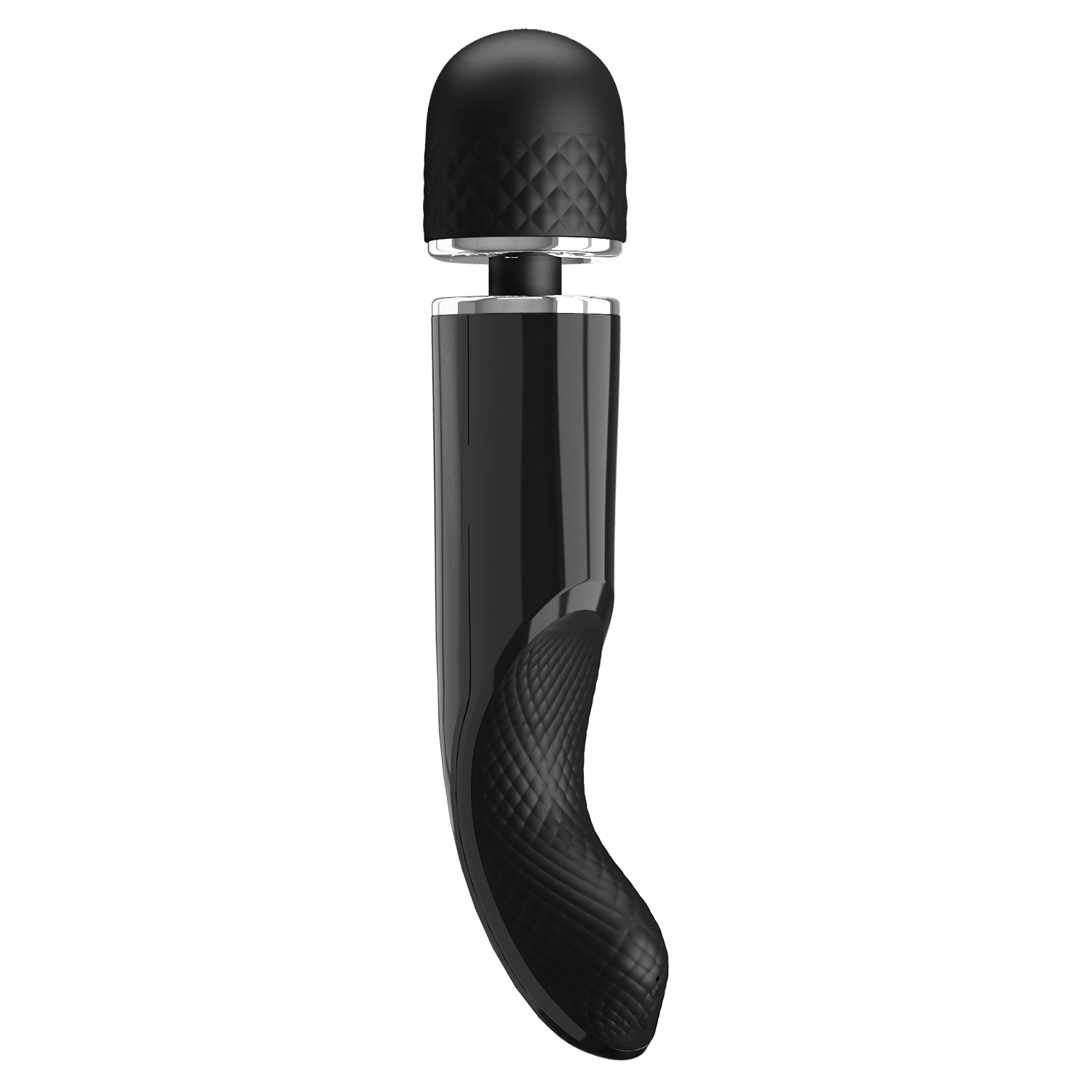 Pretty Love - Super Power Fascinating Wand Massager (Black) - Black - Wand Massagers (Vibration) Rechargeable