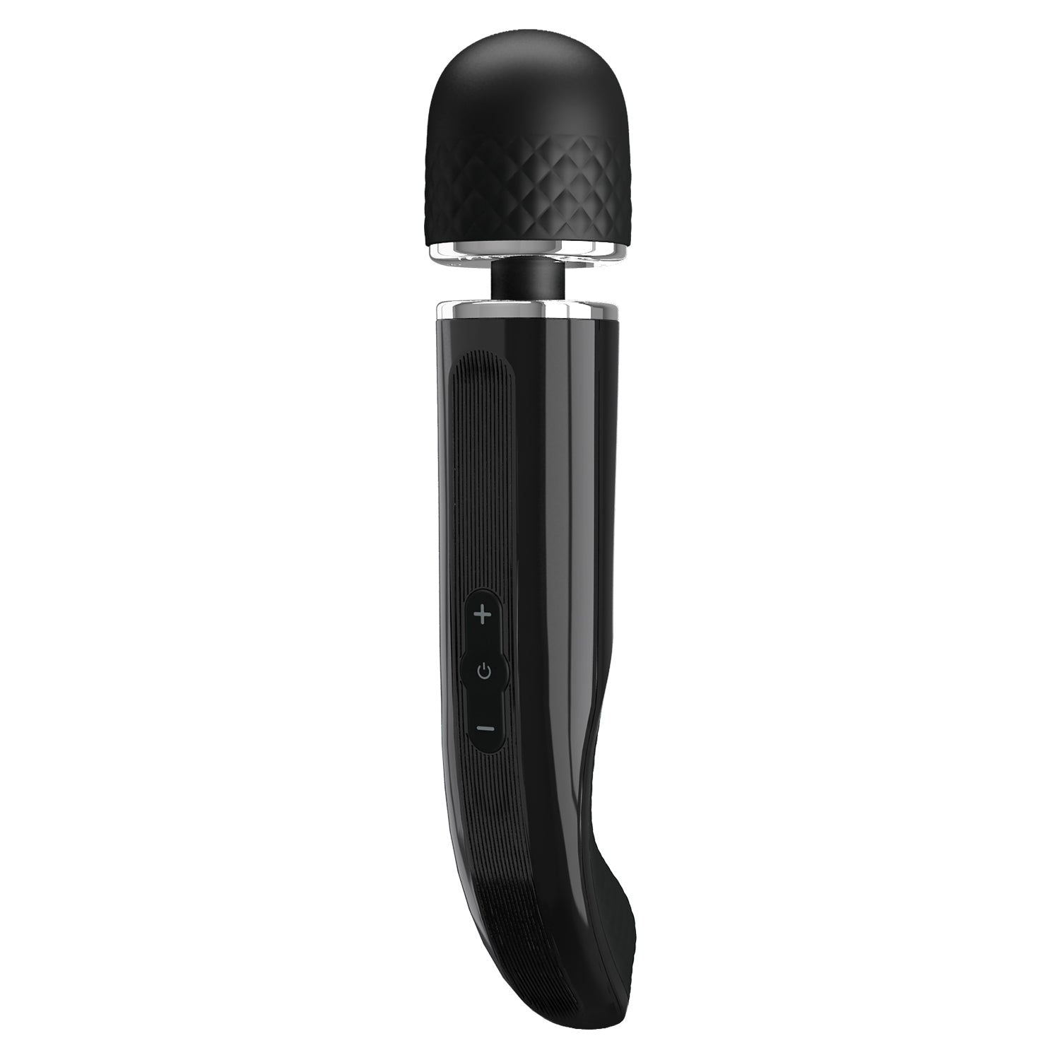 Pretty Love - Super Power Fascinating Wand Massager (Black) - Black - Wand Massagers (Vibration) Rechargeable