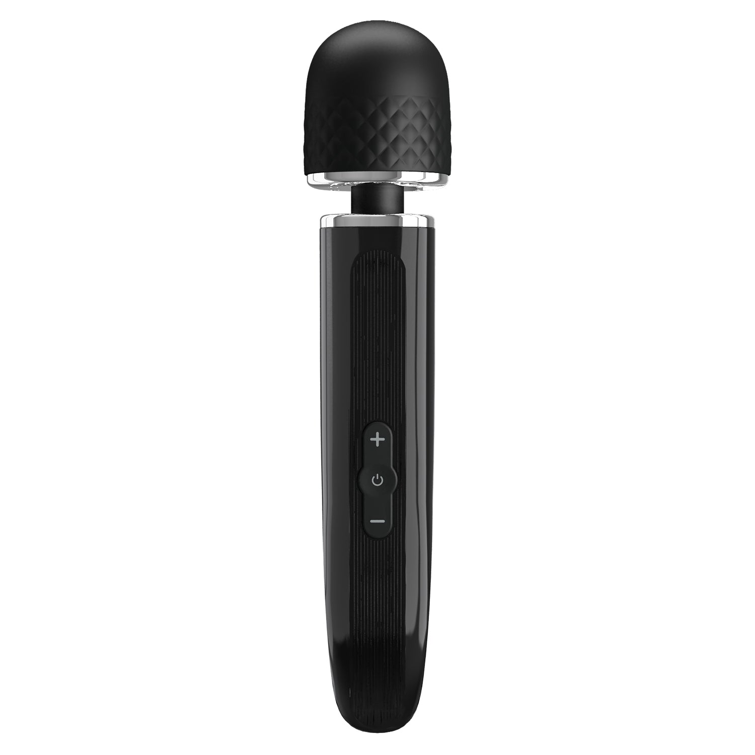 Pretty Love - Super Power Fascinating Wand Massager (Black) - Black - Wand Massagers (Vibration) Rechargeable