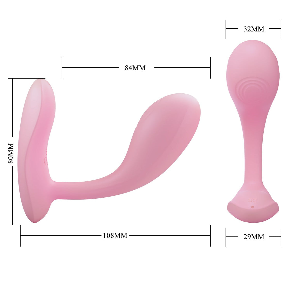Pretty Love - Baird App-Controlled G Spot Vibrator (Pink) - Pink - G spot Dildo (Vibration) Rechargeable