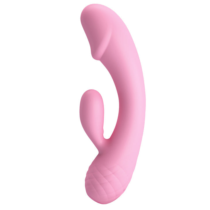Pretty Love - Ron Flexible Rabbit Vibrator (Pink) - Pink - Rabbit Dildo (Vibration) Rechargeable