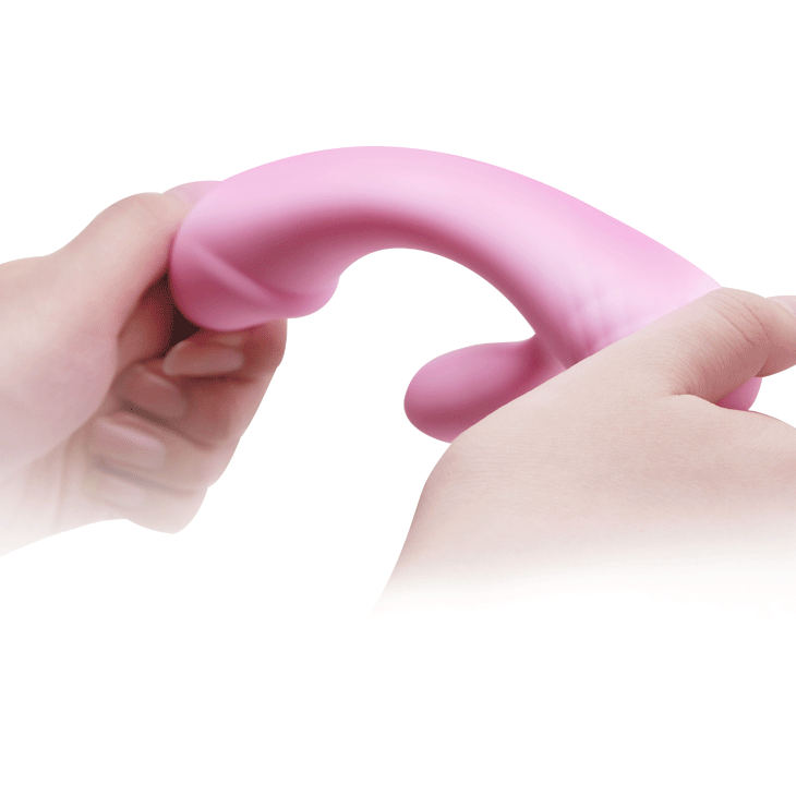 Pretty Love - Ron Flexible Rabbit Vibrator (Pink) - Pink - Rabbit Dildo (Vibration) Rechargeable