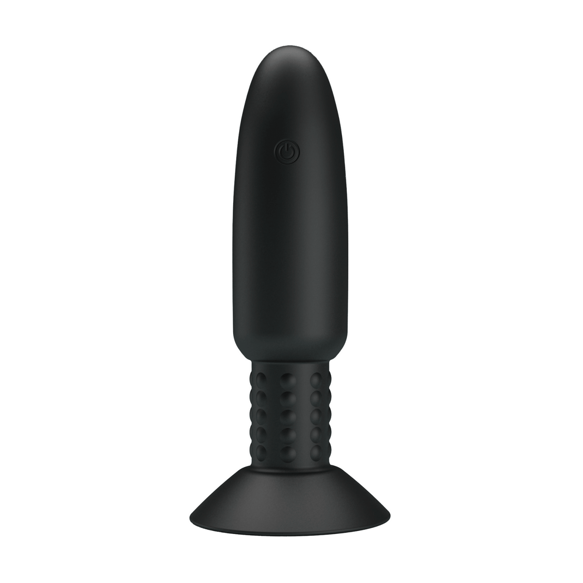 Pretty Love - Beaded Remote Control Vibrating Rotating Butt Plug (Black) - Black - Remote Control Anal Plug (Vibration)