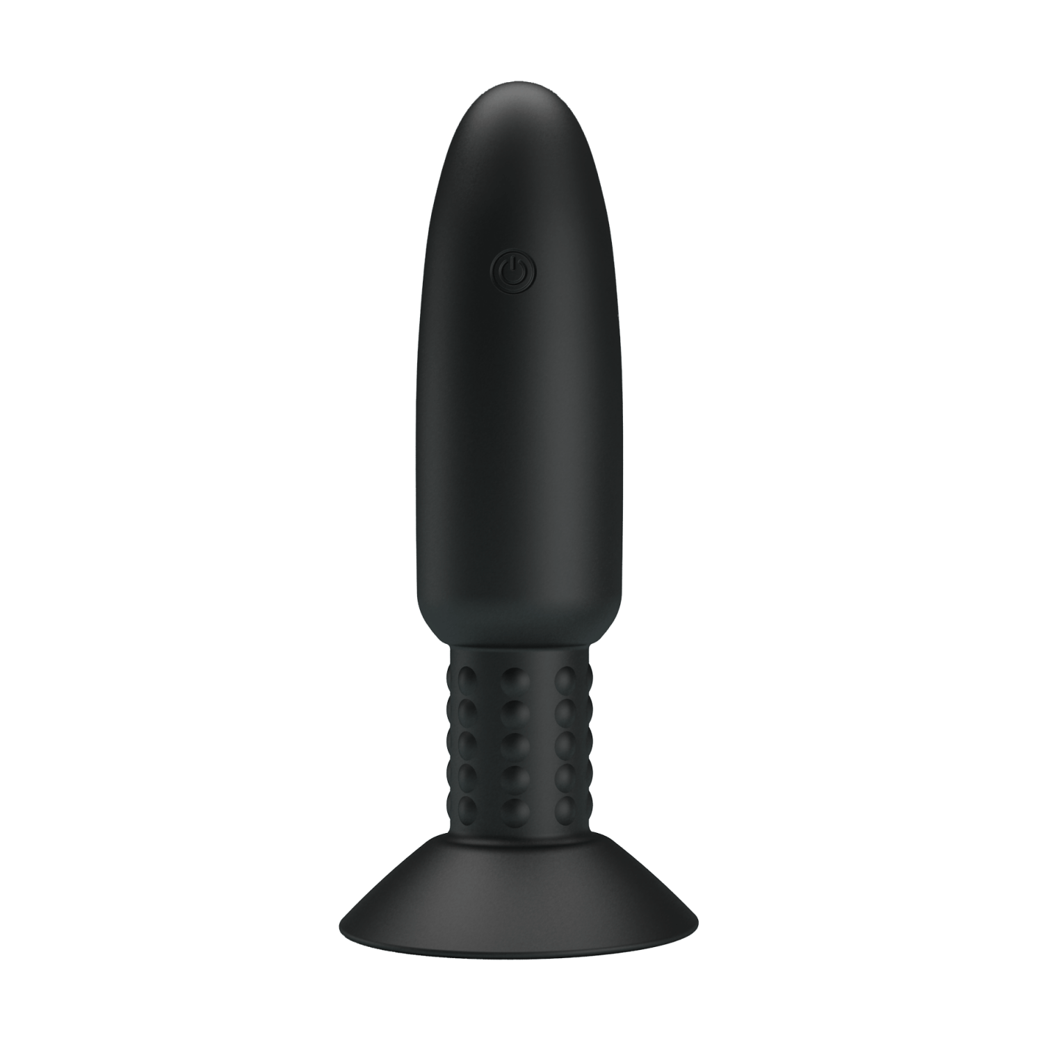 Pretty Love - Beaded Remote Control Vibrating Rotating Butt Plug (Black) - Black - Remote Control Anal Plug (Vibration)