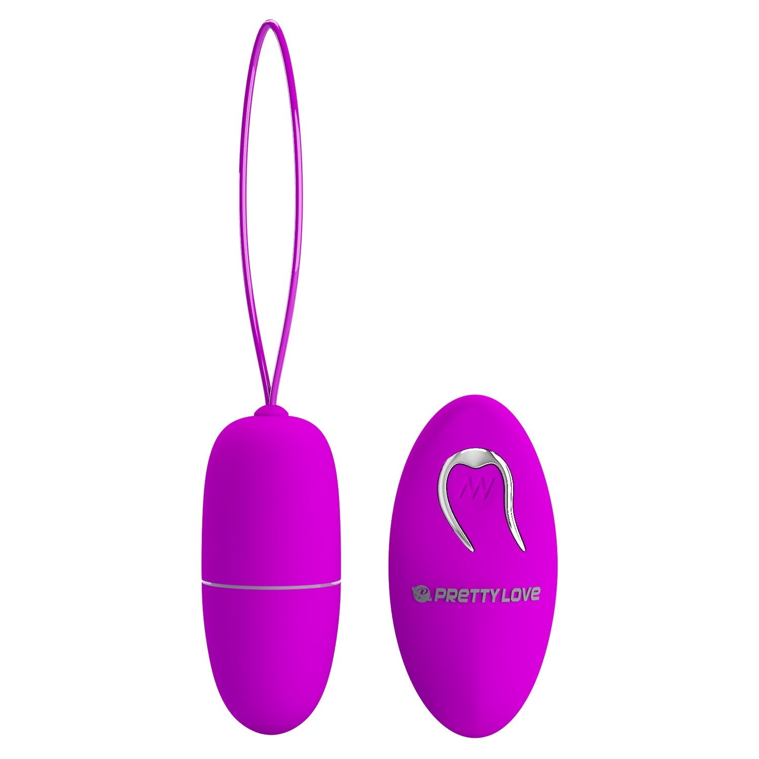 Pretty Love - Selkie Remote Control Egg Massager Vibrator - Purple - Wireless Remote Control Egg (Vibration) Non