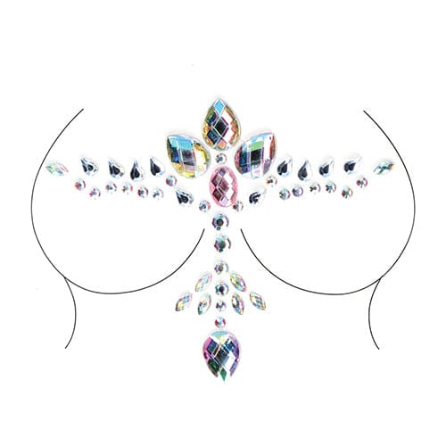 Shots - Le Desir Bliss Dazzling Cleavage Bling Sticker Dressing Accessories O/S (Multi Colour) Clothing Accessories 625984350 CherryAffairs