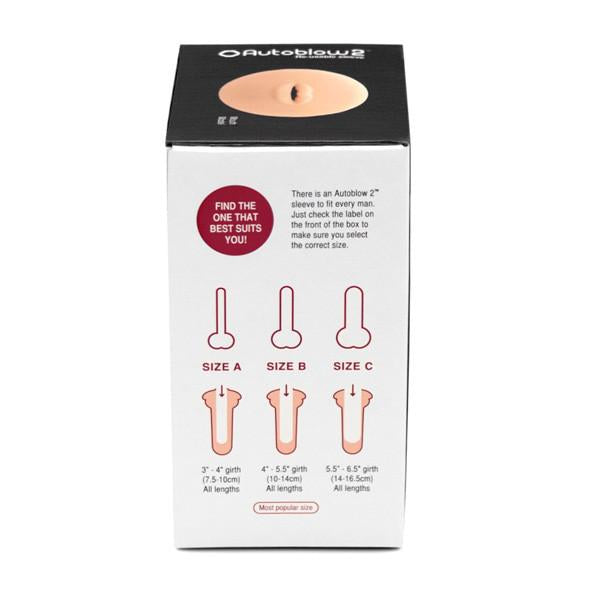 Autoblow - 2 Masturbator Sleeve Size C - PleasureHobby