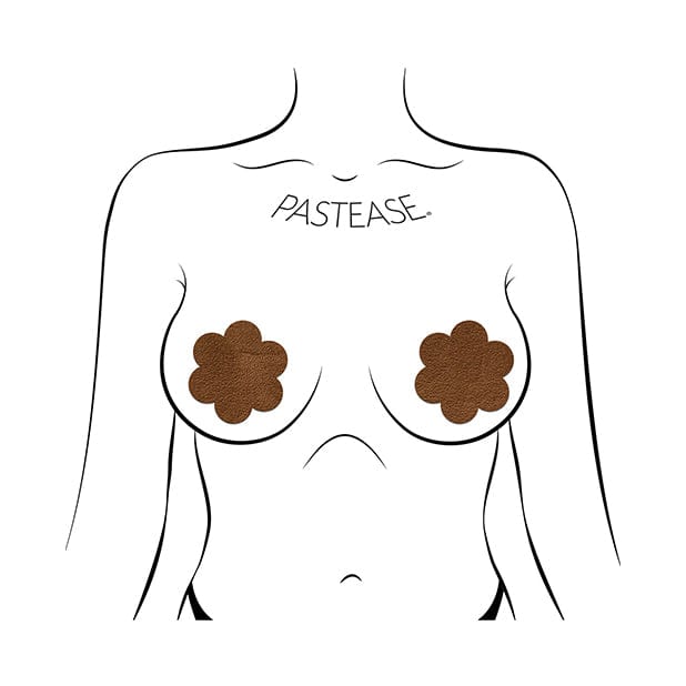 Pastease - Basic Daisy Pasties Nipple Covers O/S (Brown) Nipple Covers 760921345597 CherryAffairs