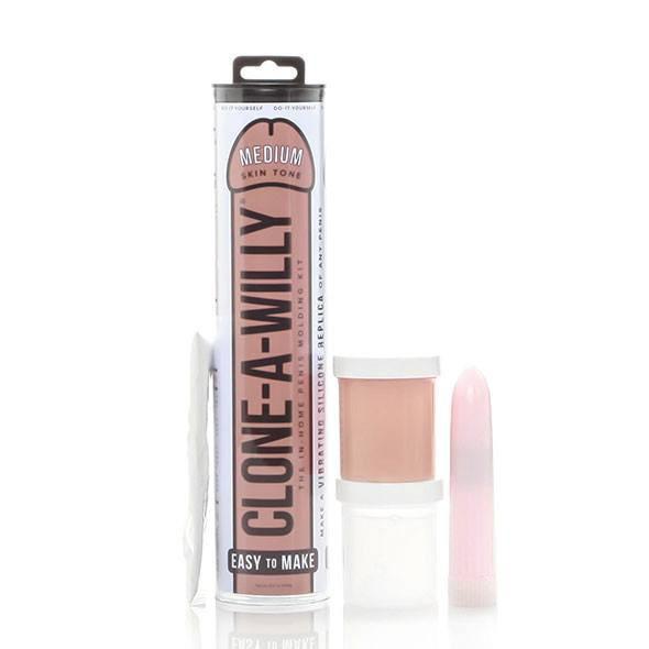 Clone A Willy - Penis Molding Kit (Medium Tone) Clone Dildo (Vibration) Non Rechargeable - CherryAffairs Singapore